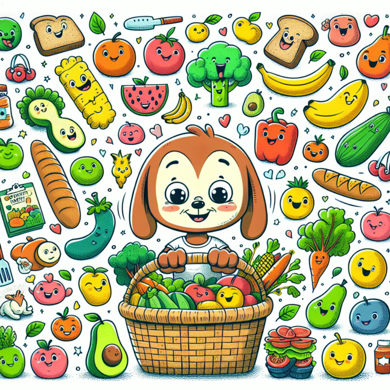 Kreativitas Poster Makanan Sehat dalam Gaya Kartun untuk Edukasi Anak