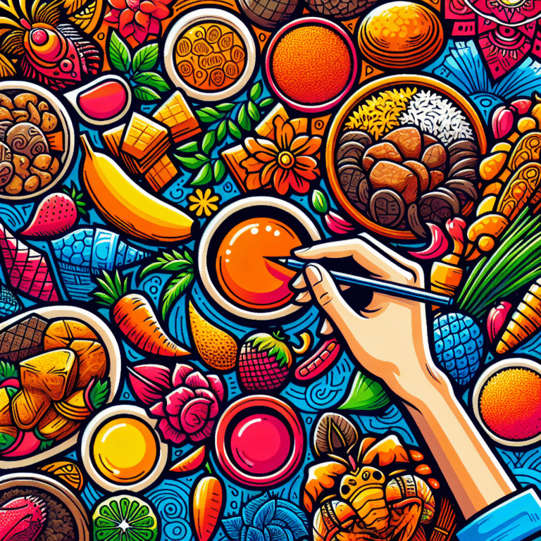 Kreativitas dalam Mewarnai Gambar Makanan Tradisional Indonesia: Menemukan