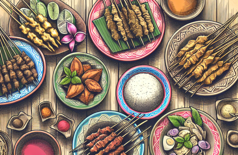 Mengenal Sketsa Makanan Tradisional Indonesia: Menghidupkan Kuliner