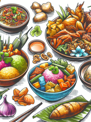 Mengeksplorasi Keindahan Sketsa Makanan Tradisional Indonesia