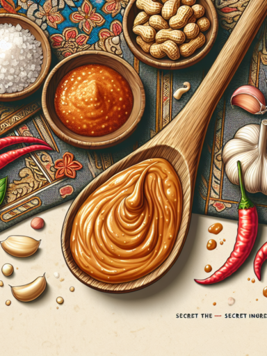 Rahasia Membuat Bumbu Sate Kacang Yang Lezat dan Gurih